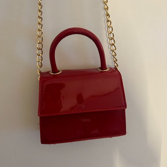 WINDSOR - Red Mini Tote Bag - Picture 3 of 5